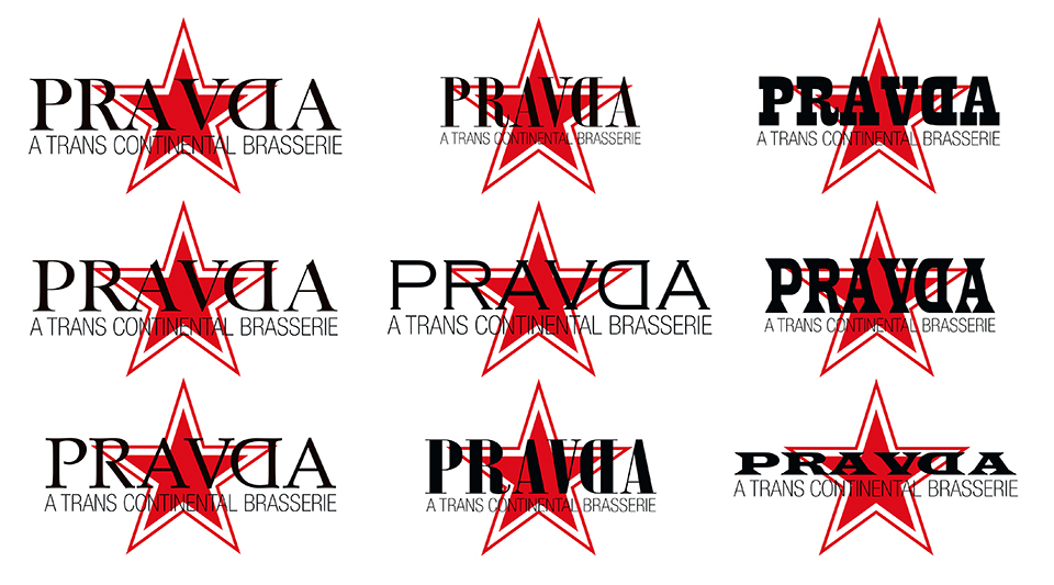 Recherche logo Pravda Restaurant