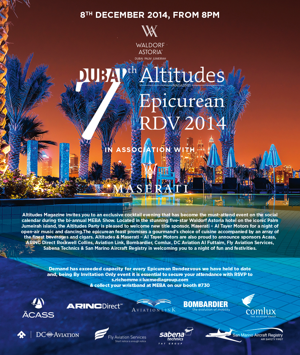 Pub Epicurean RDV Dubaï 2014